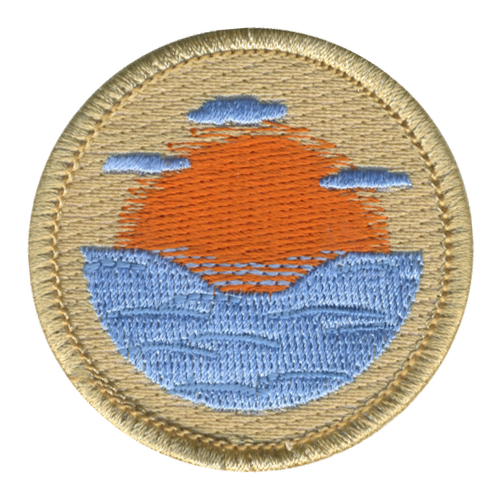 Rising Sun Patrol Patch - embroidered 2 in round