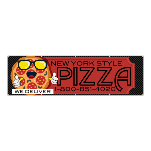 Pizza Restaurants Vinyl Banner (SP7934)