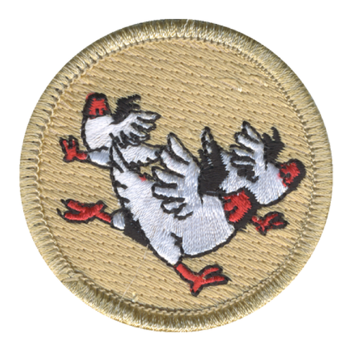 Headless Chickens Patrol Patch - embroidered 2 in round