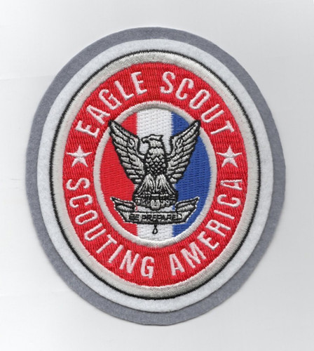 Scouting America Eagle Scout Patch Eagle Badge Letterman Jacket Patch by ClassB