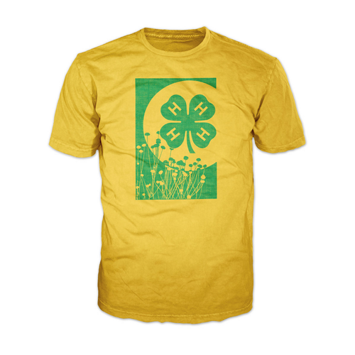 4-H Graphic Tee - Clover and Flowers  -Daisy