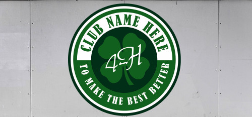 4-H Trailer Graphic - Circle Logo