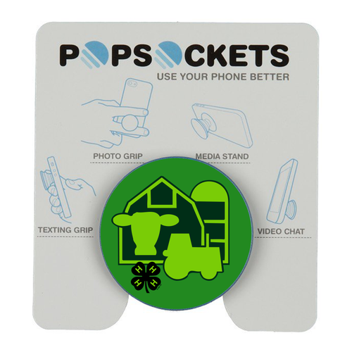 4-H Green Farm PopSockets Grip and Stand