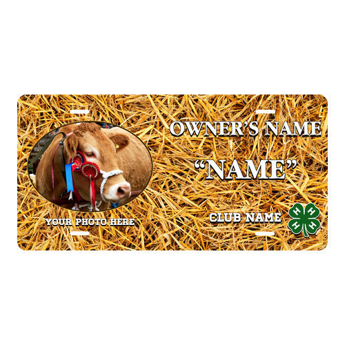 4-H Stall Tag – Your Picture Hay Design