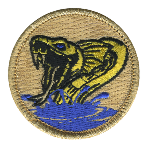 River Viper Patrol Patch - embroidered 2 in round