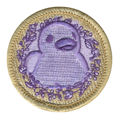 Broken Ducky Patrol Patch - embroidered 2 in round