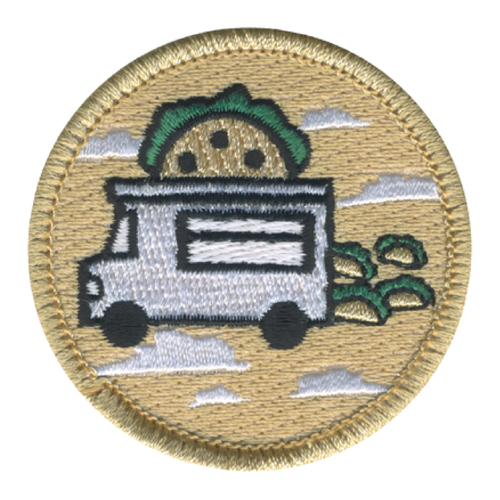 Taco Trux Patrol Patch - embroidered 2 in round