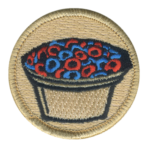 Cereal Patrol Patch - embroidered 2 in round