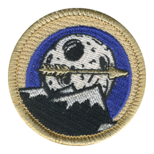 Moon Arrow Patrol Patch - embroidered 2 in round