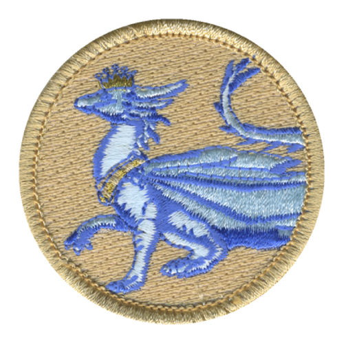 Regal Dragon Patrol Patch - embroidered 2 in round