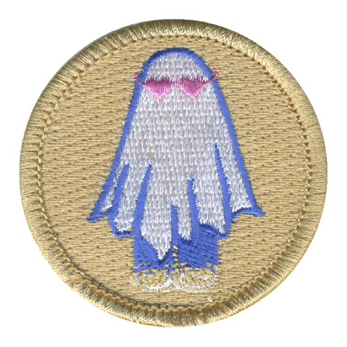 Stylish Ghost Patrol Patch - embroidered 2 in round