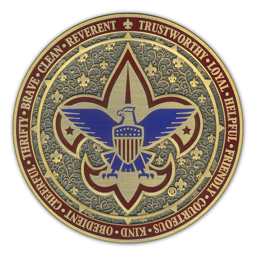 Scouting America Logo Den Leader Coin Front