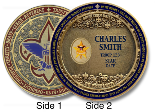Star Scout Coin Design Option Scouting America