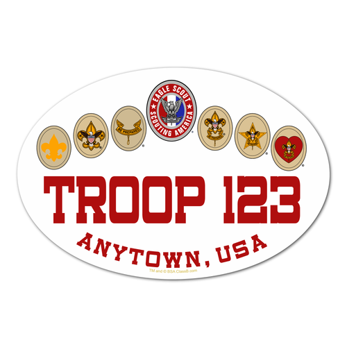 Scout Troop Scout Ranks Magnet