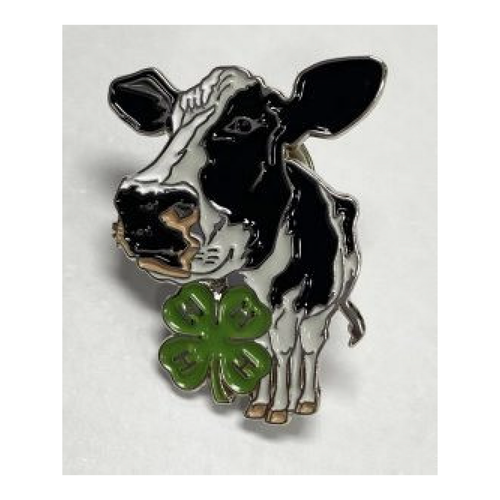 4-H Dairy Cattle Cow Lapel Pin