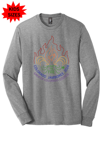 Extra Soft Long Sleeve T-Shirt RAINBOW - Colorado Jamboree 2024