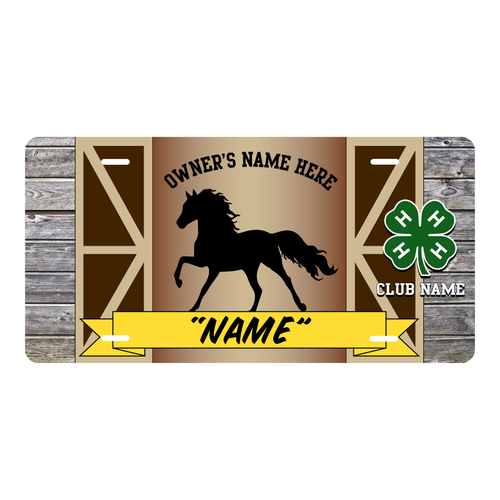 4-H Stall Tag - Stable Design