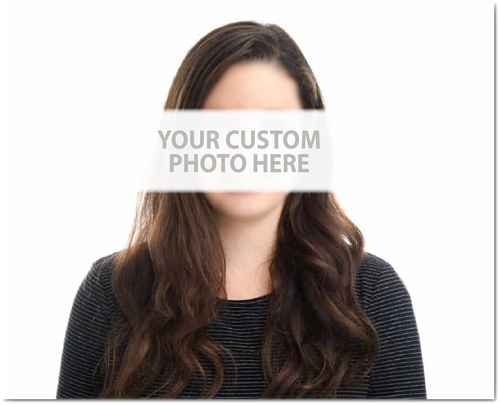 Personalized Canvas Print - Custom Employee of the Month Photo |  No Text Customization