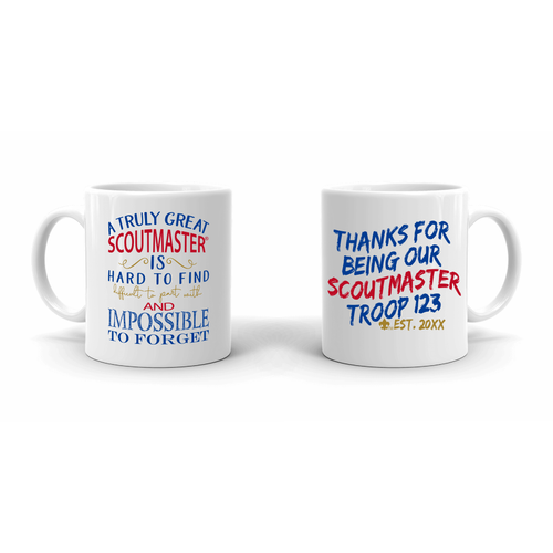 Scouting Coffee Gift Mug - Great Scoutmasters Are Hard to Find SP8875