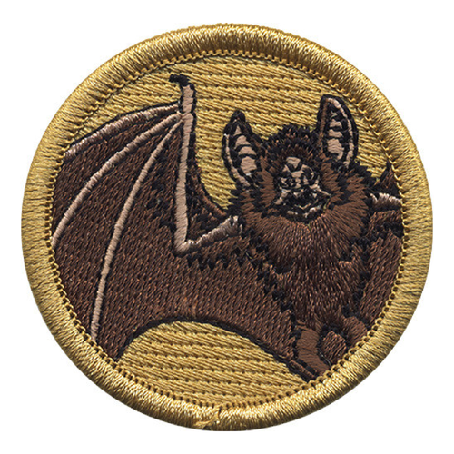 Premium Bat Scout Patrol Patch - embroidered 2 inch round