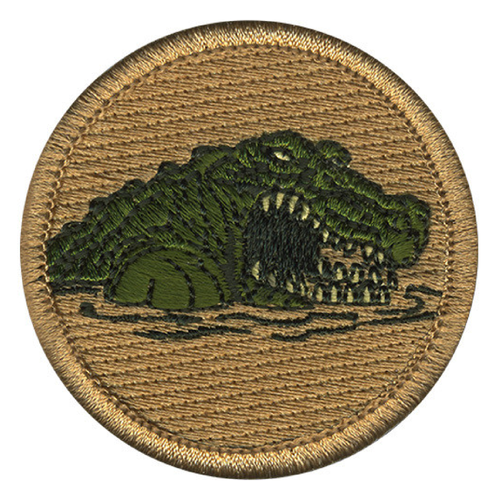 Premium Gator Scout Patrol Patch - embroidered 2 inch round