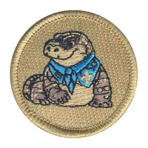 Chubby Komodo Patrol Patch - embroidered 2 in round