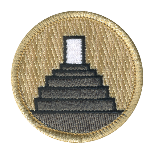 Basement Patrol Patch - embroidered 2 in round