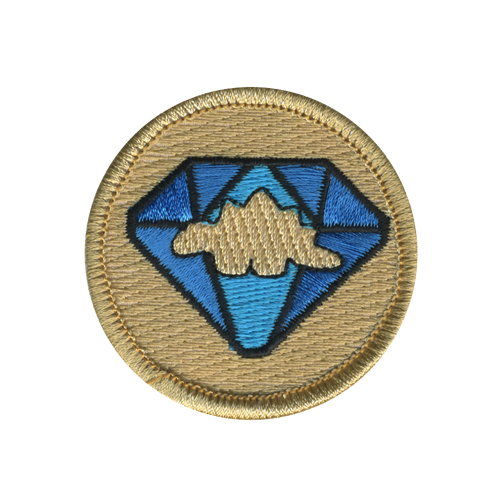 Diamond Dino Nuggies Patrol Patch - embroidered 2 in round