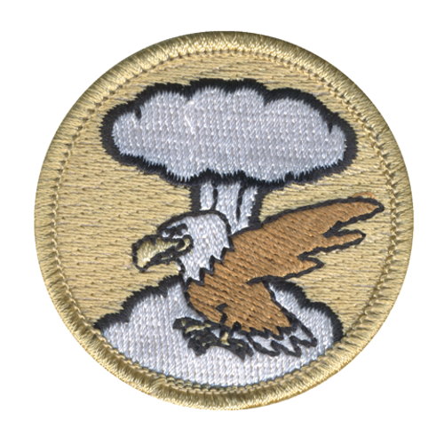 Soaring Eagle Patrol Patch - embroidered 2 in round