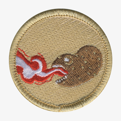 Potato Dragons Patrol Patch - embroidered 2 in round