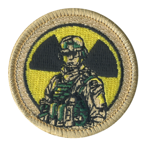 Atomic Infantry Patrol Patch - embroidered 2 in round