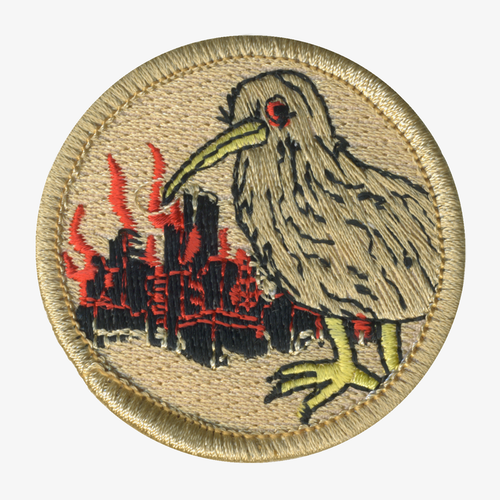 Catastrophic Kiwis Patrol Patch - embroidered 2 in round