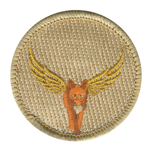 Flying Foxes Patrol Patch - embroidered 2 in round