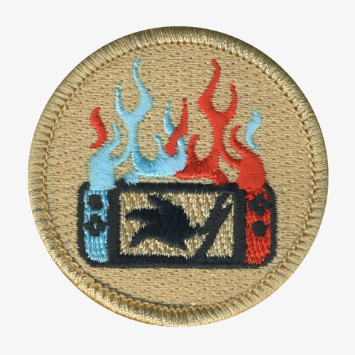 Fiery Gaming Patrol Patch - embroidered 2 in round