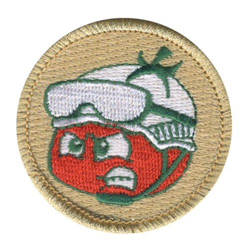 Tomato Trooper Patrol Patch - embroidered 2 in round