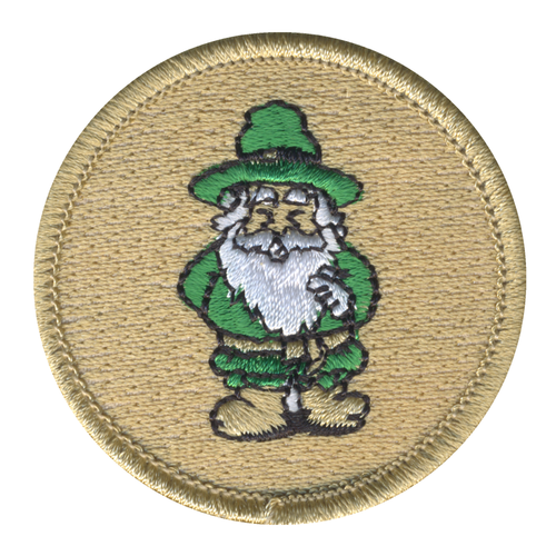 Irish Gnome Patrol Patch - embroidered 2 in round