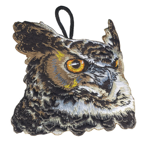 Wood Badge Patch of Wood Badge Realistic Owl Critter Head