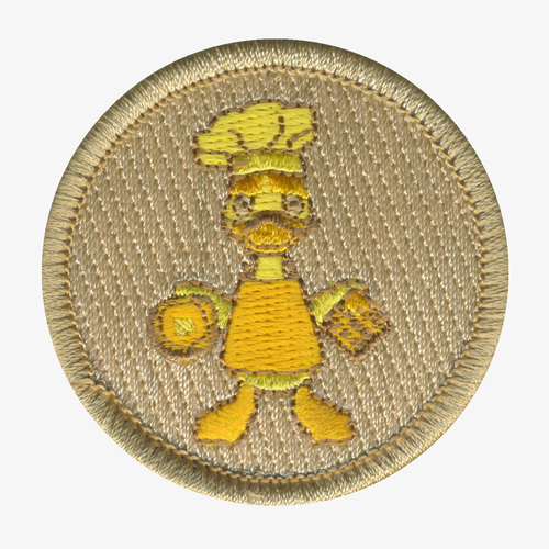 Pancake Waffle Ducky Patrol Patch - embroidered 2 in round