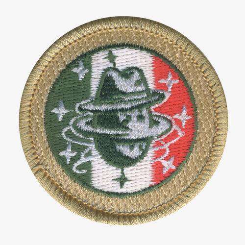 Intergalactic Potato Patrol Patch - embroidered 2 in round