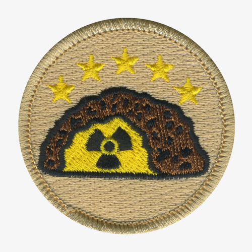 Intergalactic Nuclear Choco Tacos Patrol Patch - embroidered 2 in round