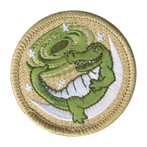 Cosmic Crocs Patrol Patch - embroidered 2 in round