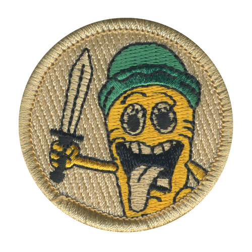 Crazy Carrot Patrol Patch - embroidered 2 in round