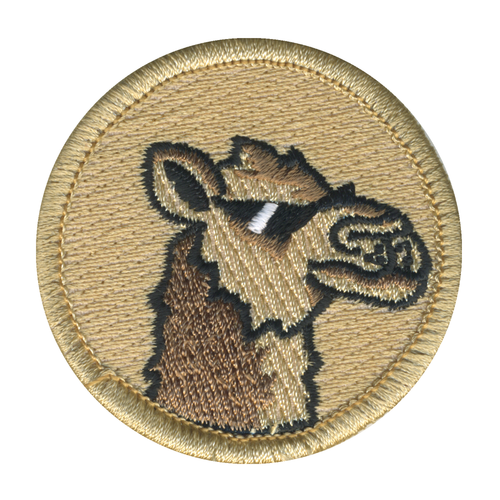 Bodacious Bactrians Patrol Patch - embroidered 2 in round