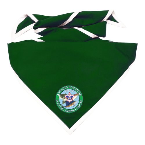 Angling Educator Embroidered Neckerchief- Scouting America Certified Angling Instructor Store