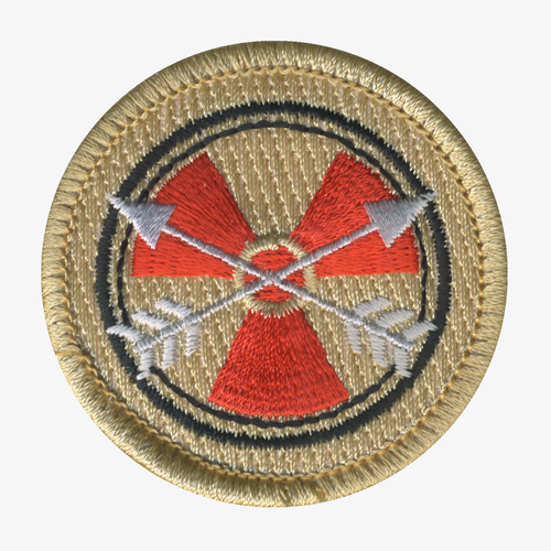 Target Arrows Patrol Patch - embroidered 2 in round