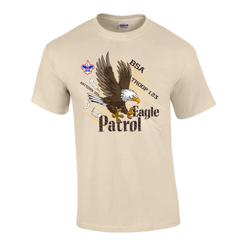 BSA Troop Patrol Shirt with Eagle Patrol