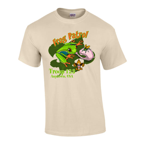 BSA Troop Patrol Shirt with Frog Patrol