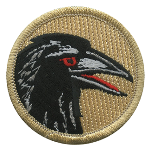 Crow Scout Patrol Patch - embroidered 2 inch round by ClassB