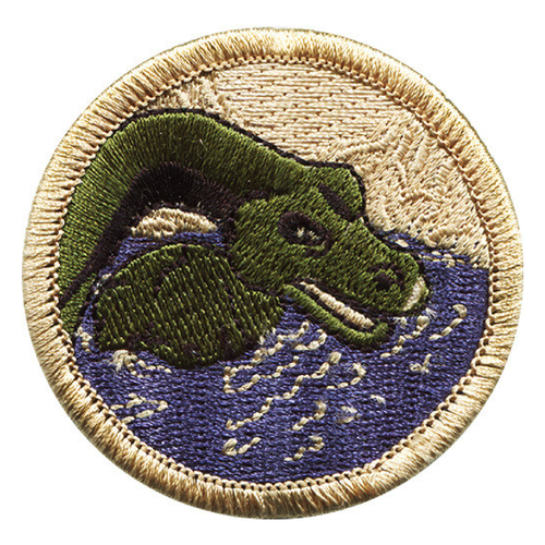 Lochness Scout Patrol Patch - embroidered 2 inch round by ClassB
