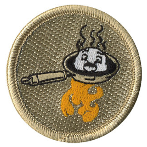Sizzling Snowball Scout Patrol Patch - embroidered 2 inch round by ClassB